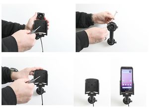 Suport auto Brodit pentru Honeywell EDA5S fără carcasă, pogo, cu încărcare de la CL