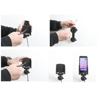 Държач за кола Brodit за Honeywell EDA5S без калъф, pogo, със зареждане от CL