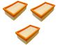 3 db csere HEPA lapos szűrő porszívókhoz Karcher MV 4, MV 5, MV 6, WD 4, WD 5, WD 6, WD 4, WD 5, WD 6