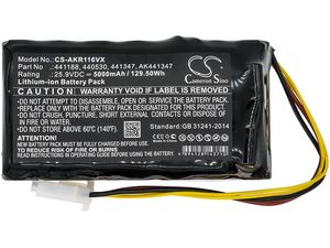 Akkumulátor AL-KO Robolinho 3000, Robolinho 4000 és másokhoz, 5000 mAh, Li-Ion