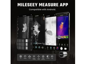 Mileseey TNV30i Wärmebildmonokular und Wärmekamera für das Handy, 320x240, Android, App