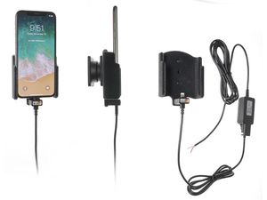 Brodit държач за кола за Apple iPhone Xs/X без калъф със скрито зареждане