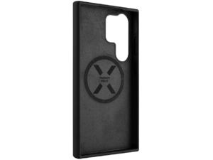 Capac spate FIXED MagFlow pentru Samsung Galaxy S24 Ultra cu suport MagSafe, negru