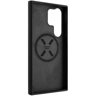 FIXED MagFlow Rückwand für Samsung Galaxy S24 Ultra mit MagSafe Unterstützung, schwarz