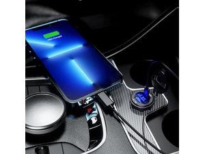 Vízálló beépített töltő feszültségfigyelővel, USB+USB-C, QuickCharge 3.0/PD45W