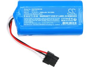 Akku für Proscenic Cocoa Smart 780t, Rovus Bl500, Suzuka Kaka P2 und andere, 3400 mAh, Li-Ion