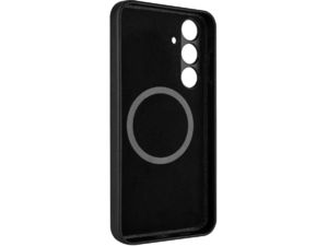 Husă FIXED MagLeather cu suport MagSafe pentru Samsung Galaxy S24 +, negru