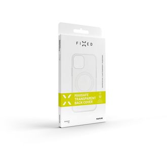 Husă FIXED MagPure cu suport MagSafe pentru Samsung Galaxy S24, transparent