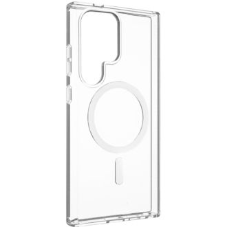 Husă FIXED MagPure cu suport MagSafe pentru Samsung Galaxy S24 Ultra, transparent