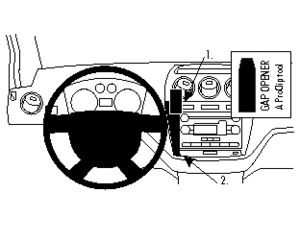 Brodit ProClip rögzítő konzol Ford Transit Connect 12-13