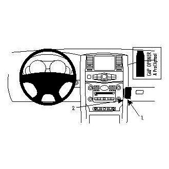 Brodit ProClip pro Nissan Patrol 11-19/Infiniti QX56 11-13/QX80 15-19, na střed vpravo