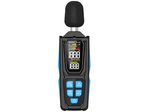 Mestek SL750B digitaler Lärmpegelmesser mit Farbdisplay, 30-130dB