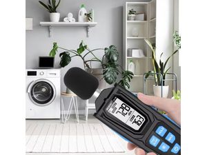 Mestek SL750B digitaler Lärmpegelmesser mit Farbdisplay, 30-130dB