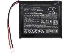 Akkumulátor a Sencor Spv2918, Spv2919, Spv 7912t, 1900 mAh, Li-Ion akkumulátorokhoz