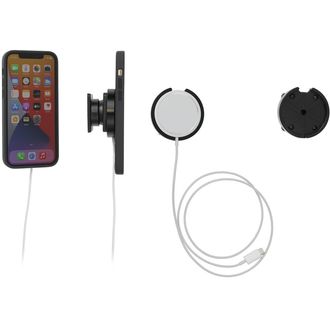 Brodit държач за кола за iPhone 14/13/12/Mini/Pro/Max + Apple MagSafe зарядно устройство (без зарядно за кола)