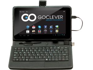 GoClever Tastaturgehäuse für 7" Tablet GoClever, USB, Touchpad, schwarz