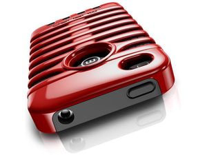 Musubo Elvis Tasche für Apple iPhone 4/4S - rot
