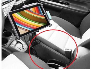 RAM Mounts Tough-Wedge roztažný držák do auta mezi sedadla, RAM-B-407-PUMPU