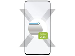 FIXED gehärtetes Schutzglas für Samsung Galaxy A55, schwarz