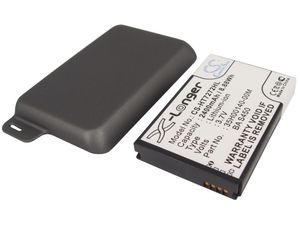 Baterie (ekv. BA-S450) pro HTC Desire Z, rozšířená včetně krytu, Li-Ion 3,7V 2400mAh