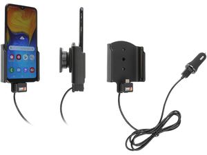 Brodit držák do auta na Samsung Galaxy A20e, bez pouzdra, s nabíjením z cig. zapalovače/USB