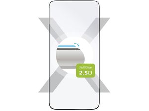 FIXED gehärtetes Schutzglas für Samsung Galaxy S24+, schwarz