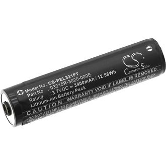 Akkumulátor Peli, 3315rz1, 3315rz1-Ra, Streamlight és másokhoz, Li-Ion, 3400 mAh
