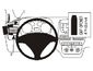 Brodit ProClip Einbaukonsole für Fiat Doblo 10-14/Opel Combo 12-18, verstärkt, links am Lüftungsgitter
