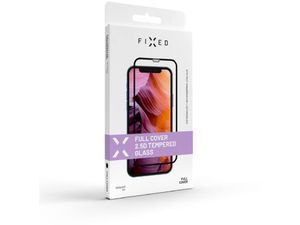 FIXED edzett védőüveg Apple iPhone 15 Plus-hoz, fekete