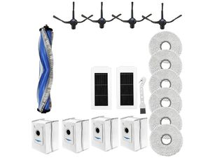Mobilly csere kefék, szűrők és zacskók készlet Ecovacs X5 Omni készülékhez, 17 db