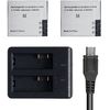 Akaso akkumulátor készlet V50X, Brave 4 Pro modellekhez