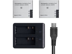 Akaso sada baterií pro V50X, Brave 4 Pro