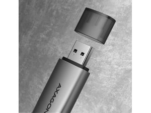 AXAGON CRE-SAC, USB3.2 Gen1 USB-C и USB външен четец за microSD/SD карти, поддръжка на UHS-I