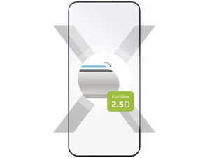 FIXED edzett védőüveg Apple iPhone 15 Pro-hoz, fekete
