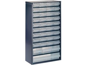 Szafka z szufladami raaco (dł. x szer. x wys.) 150 x 306 x 552 mm przedziały: 40