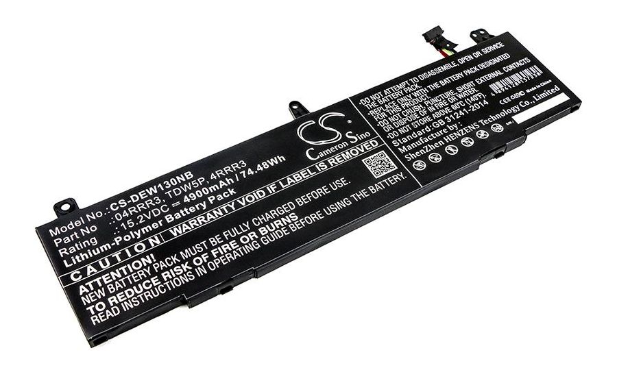 Baterie pro DELL Alienware 13 R3, ALW13ED-1708 a další, 4900 mAh, Li-Pol