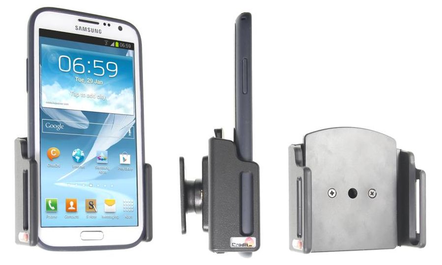 Brodit állítható autós tartó telefonhoz fedelében, szélesség 75-89mm, vastagság 6-10mm, töltés nélkül