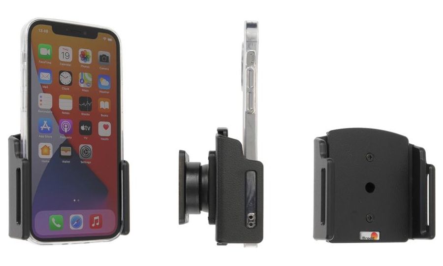 Brodit autós tartó Apple iPhone 12/12 Pro tokban, állítható, szélesség 70-83mm, töltés nélkül