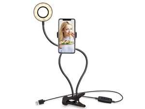 Selfie držák na telefon s LED přisvícením