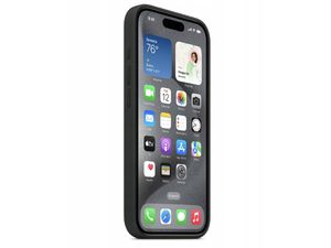 Carcasă Apple iPhone 15 Pro din silicon cu MagSafe negru