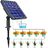 Sistem inteligent de irigare cu panou solar, baterie încorporată de 2000 mAh, 10 duze