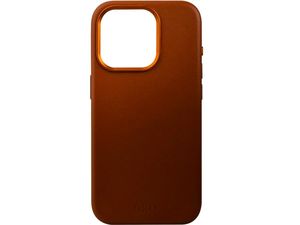 Кожен заден капак MagLeather за Apple Iphone 15 Pro с поддръжка на MagSafe, кафяв