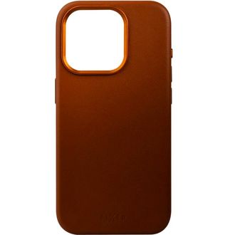FIXED MagLeather husă din piele pentru Apple Iphone 15 Pro cu suport MagSafe, maro