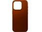 Кожен заден капак MagLeather за Apple Iphone 15 Pro с поддръжка на MagSafe, кафяв