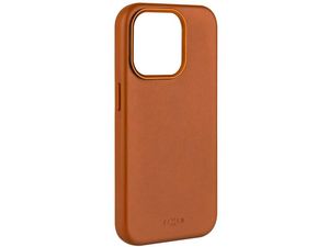 Кожен заден капак MagLeather за Apple Iphone 15 Pro с поддръжка на MagSafe, кафяв