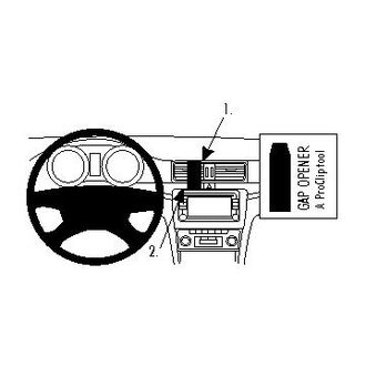 Brodit Монтажна скоба ProClip за Skoda Superb 09-15, за център
