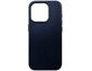 FIXED MagLeather din piele pentru Apple Iphone 15 Pro cu suport MagSafe, albastru