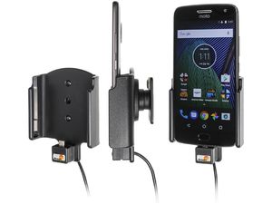 Uchwyt samochodowy Brodit dla Motorola Moto G5 Plus bez etui, z ładowaniem za pomocą zapalniczki samochodowej