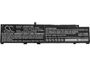 Akku für Dell G3 3590, G5 5500, G5 15 5500 und andere, 4150 mAh, Li-Ion