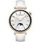 Huawei Watch GT4 41 mm, bőrszíj, fehér